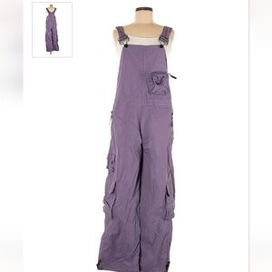 Brain dead Women's Utility  Purple  Overalls